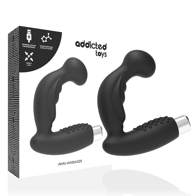 Addicted Toys – Rechargeable Prostate Vibrator Black