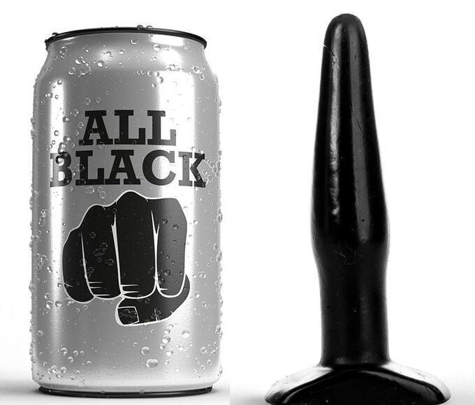 All Black - Premium Black Anal Plug 11 Cm