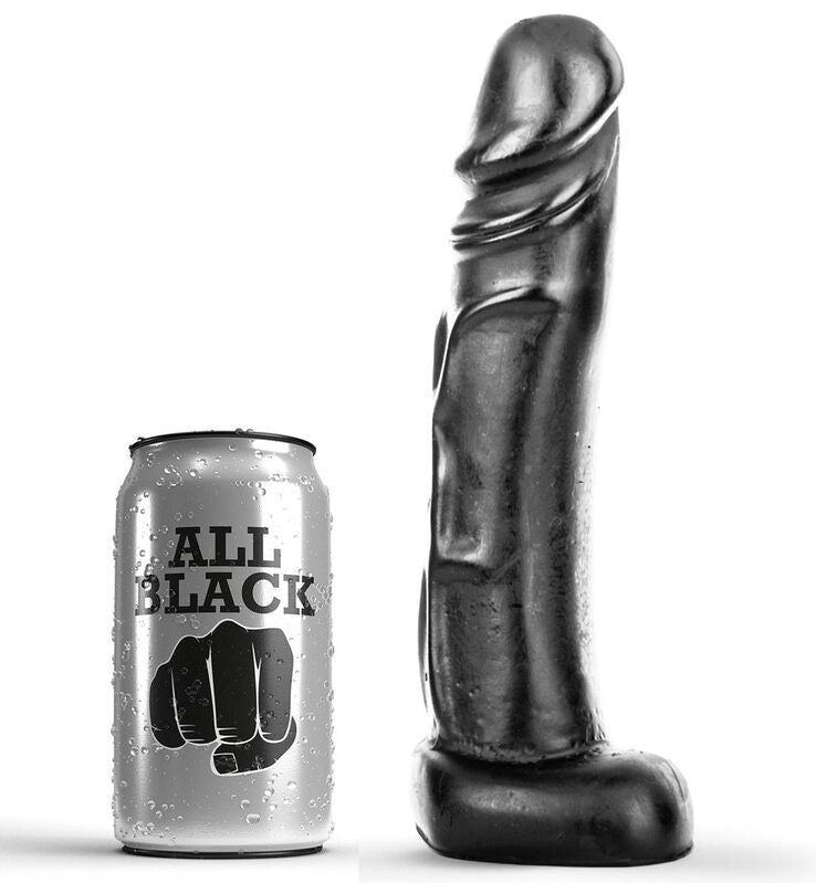 All Black - Elegant 22 Cm Premium Dildo
