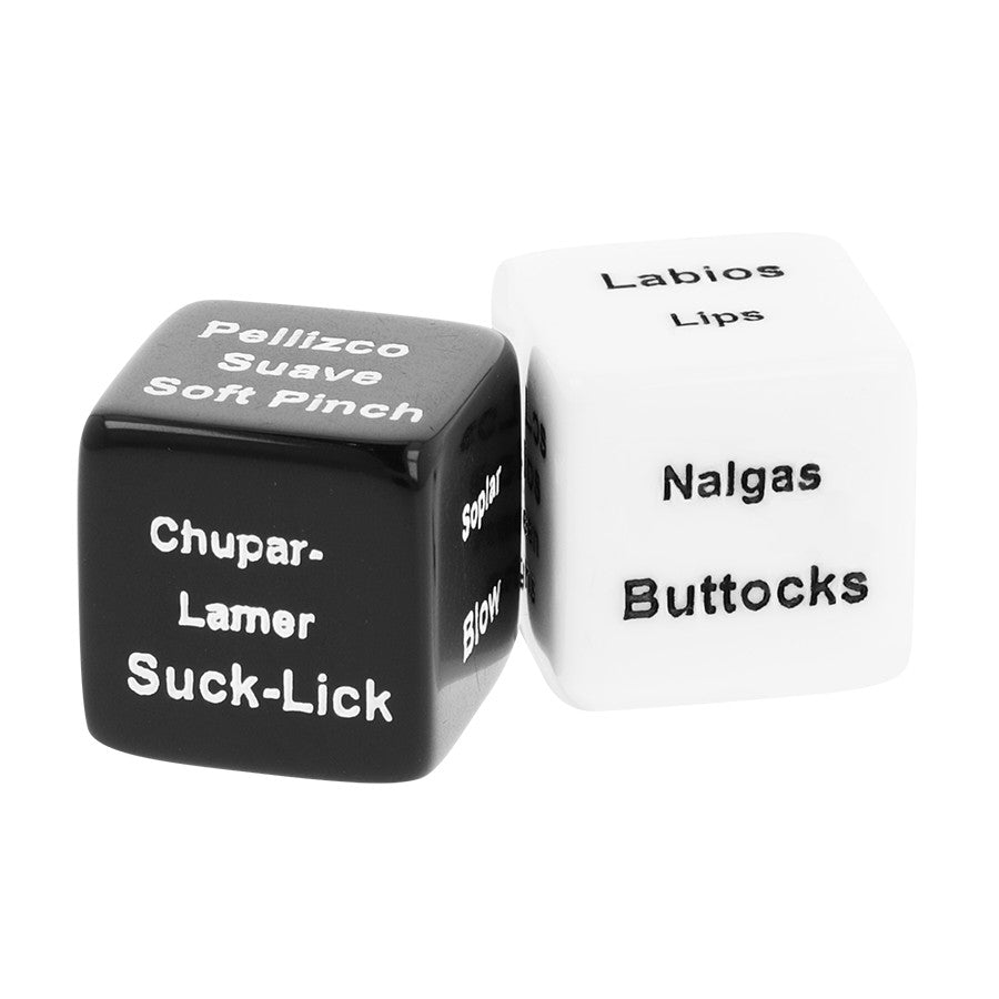 Black&silver – Pair Playing Cubes For A Sensual Adventure