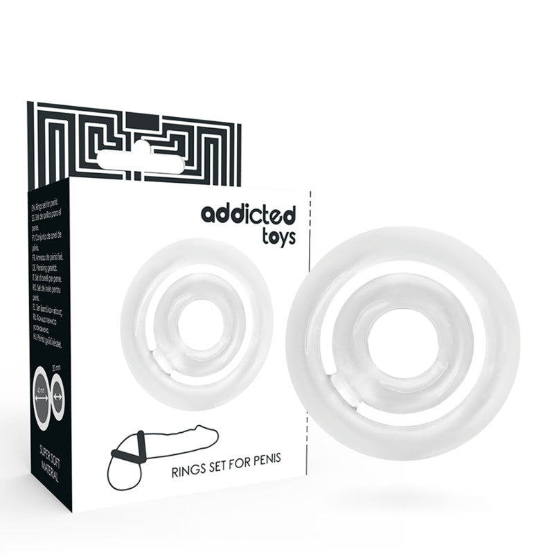 Addicted Toys - Transparent Penis Ring To Increase Potency