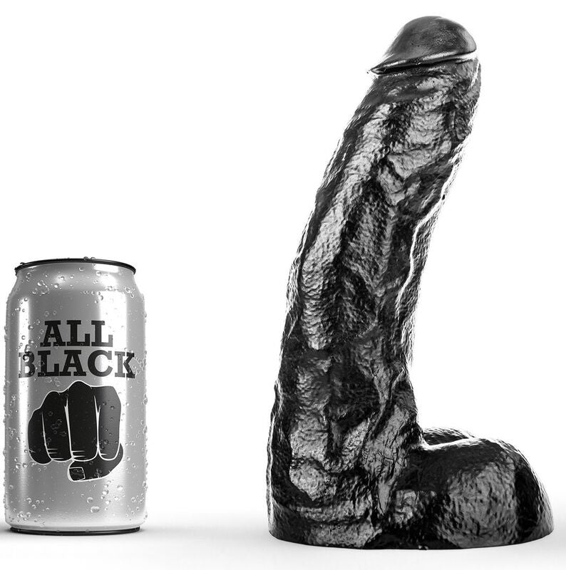 All Black – Sensuel dildo 25,5 cm lang