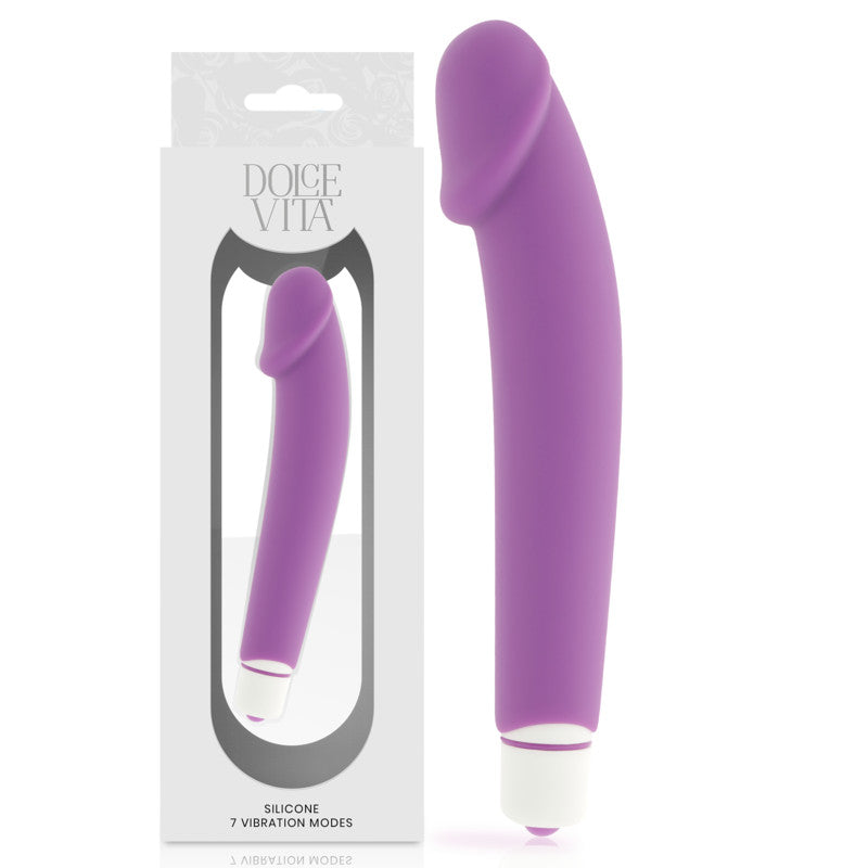 Dolce Vita – Lifelike Purple Silicone Vibrator