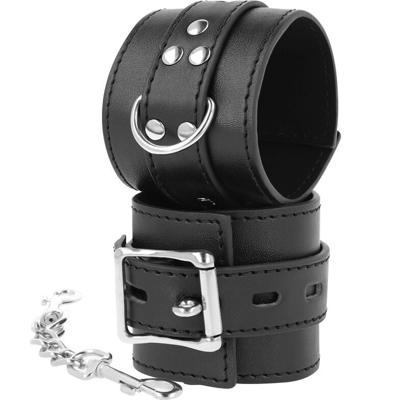 Darkness – Premium Black Leather Handcuffs