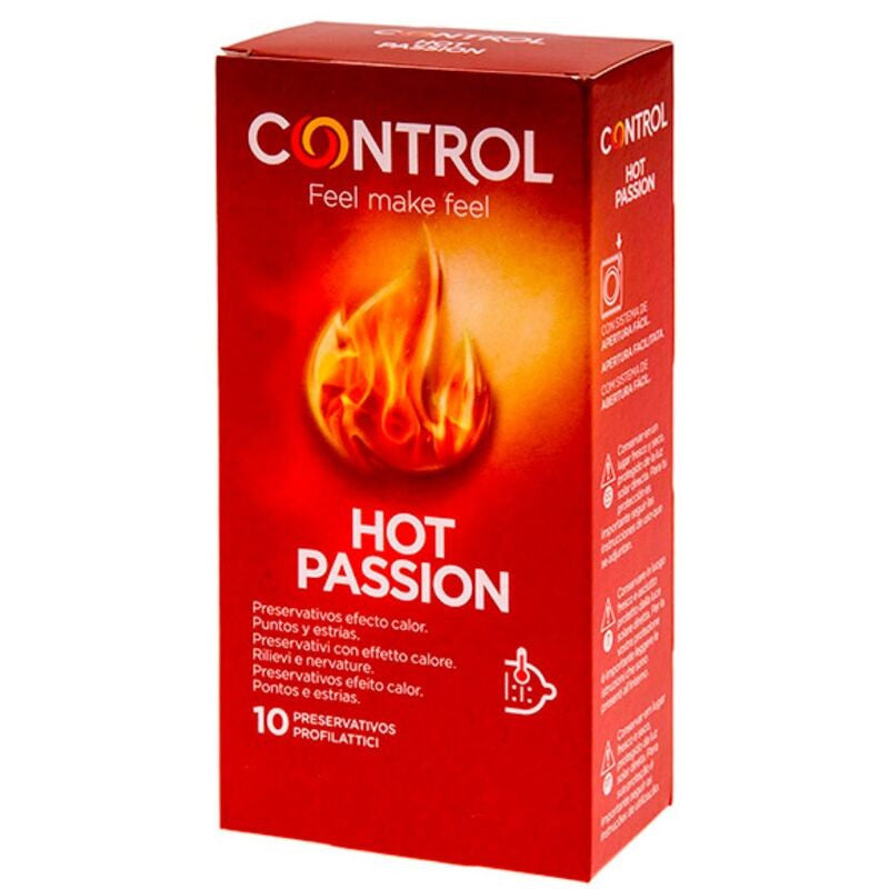 Control - Hot Passion - 10 Pcs Of Warming Gels