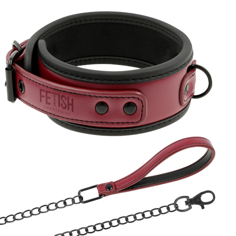 Fetish Submissive – Chain Necklace With Neoprene Lining