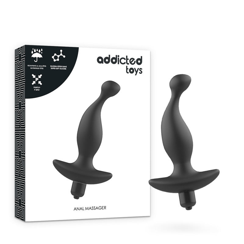 Addicted Toys – Anal Massage Vibrator In Black