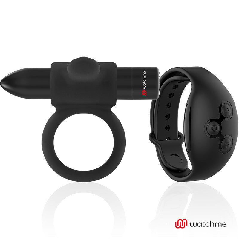 Black&silver - Remote Controlled Vibrating Cock Ring