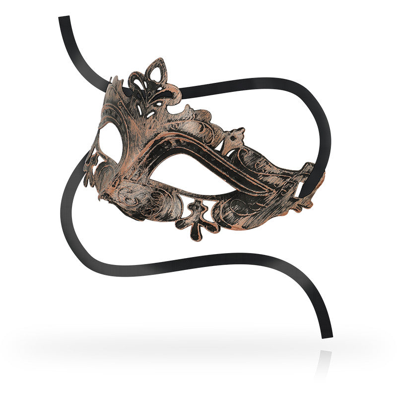 Ohmama - Elegant Bronze Venetian Mask