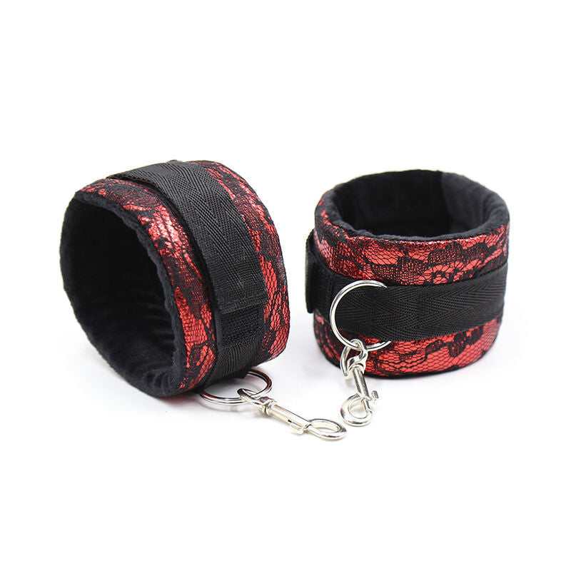 Ohmama Fetish – Velvet Handcuffs With Nylon Tape