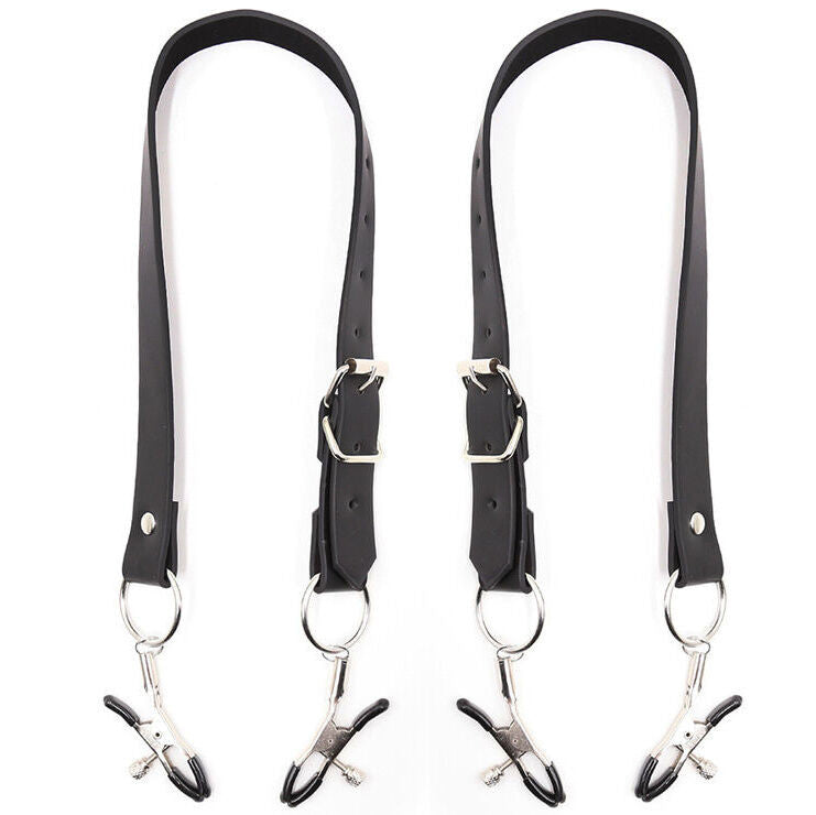 Ohmama Fetish – Clit Clamps With Leg Straps