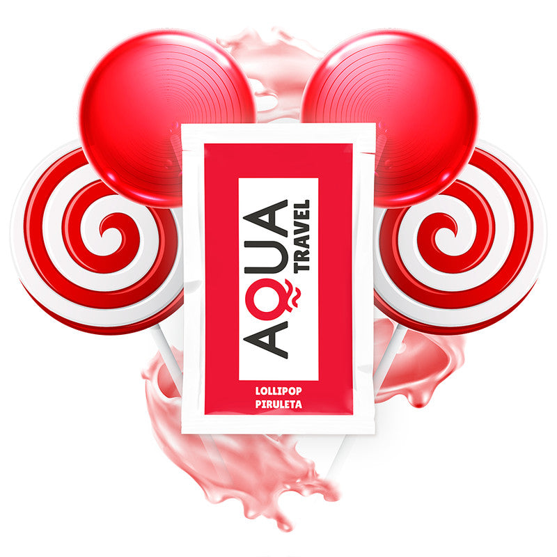 Aqua Travel – Lollipop Flavored Water-based Lubricant 6 Ml