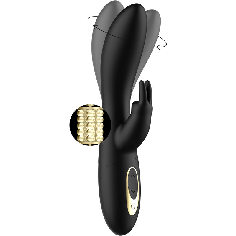 Ibiza – Powerful Rotating Vibrator With Beads And Rabbit
