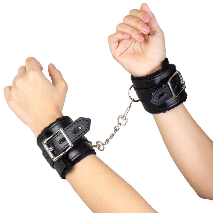 Secretplay - Premium Black Handcuffs For Bdsm Collection