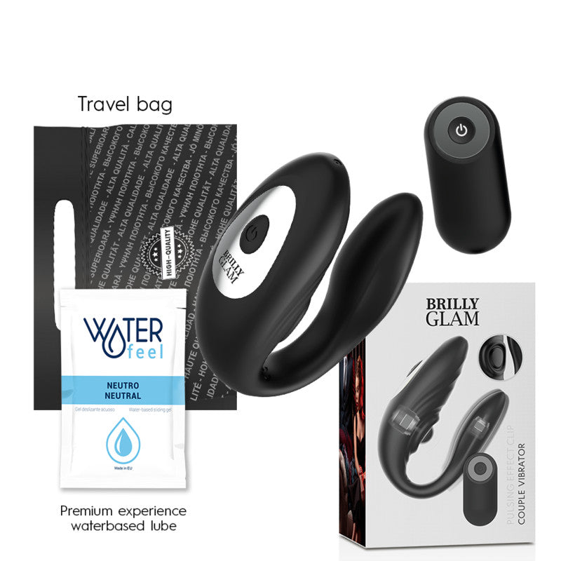 Brilly Glam – Pulsating Couple Vibrator With Remote Control