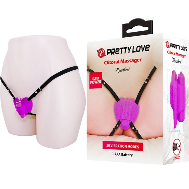 Pretty Love – 10 Vibration Modes Clitoral Stimulator Purple