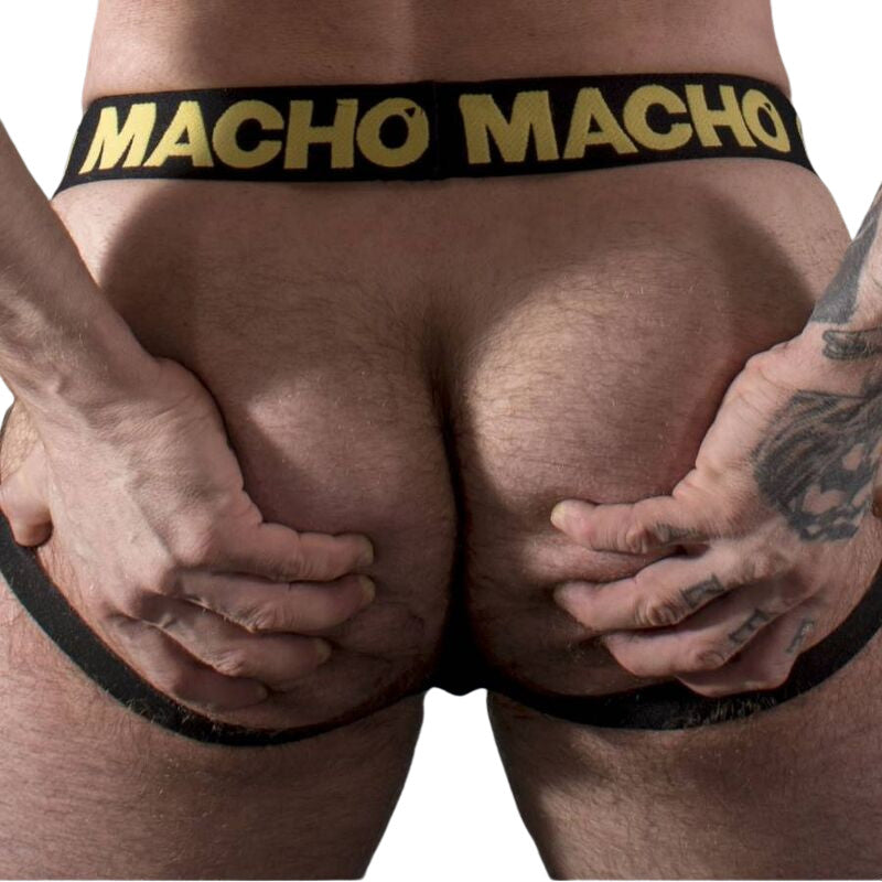 Macho Mx25ac - Yellow Leather Sexy Thong