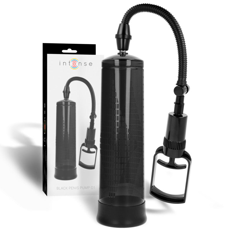 Intense – Premium Black Masturbator With Pump