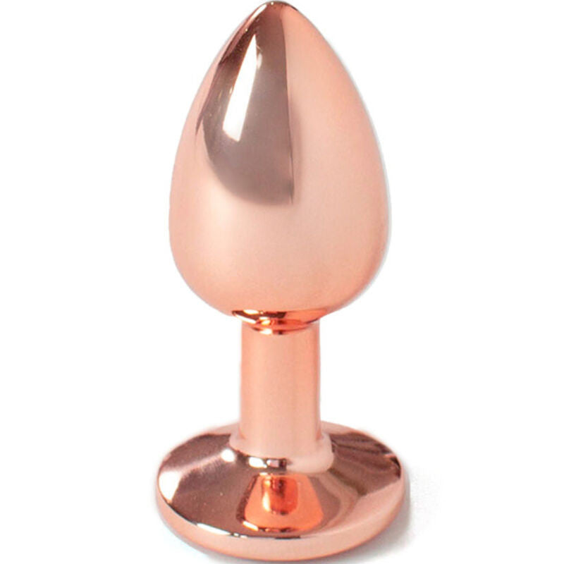Secretplay – Elegant Rose Gold Small Metal Anal Plug 7 Cm