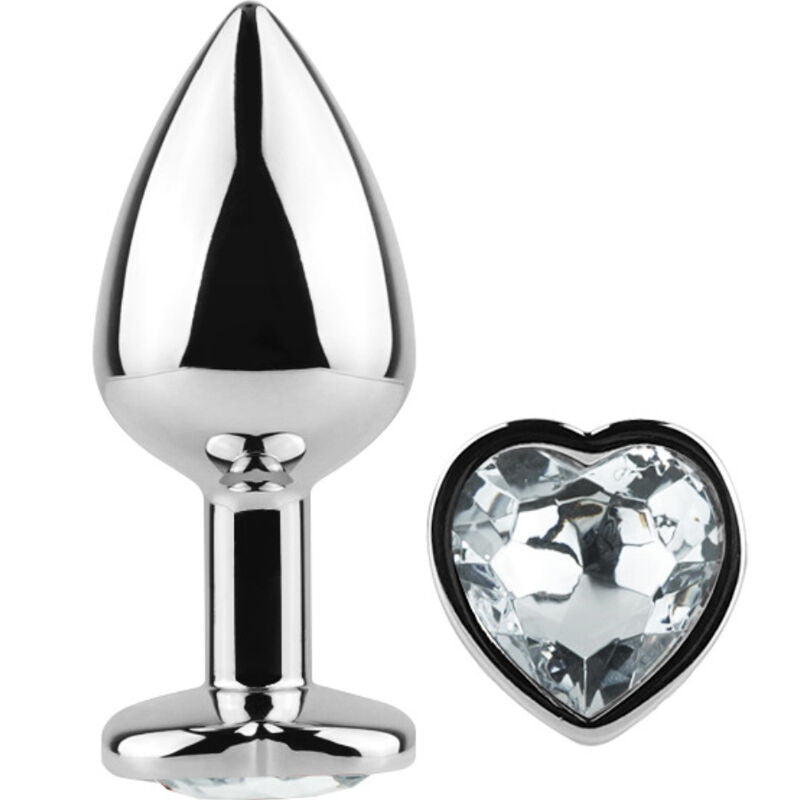 Secretplay - Small Heart-shaped Metal Butt Plug 7 Cm