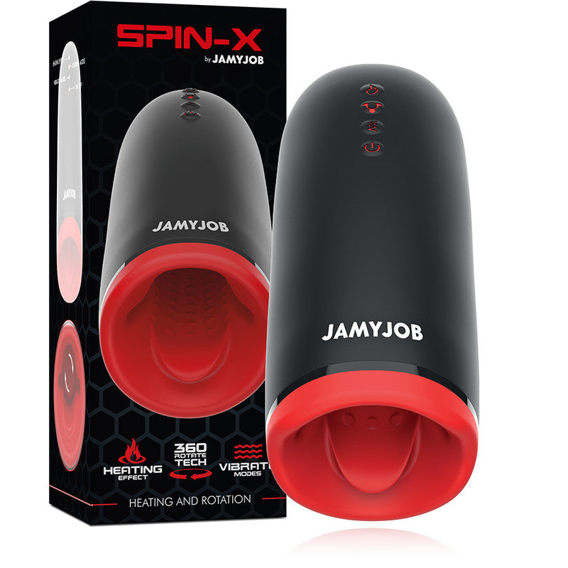 Jamyjob Spin-x – Heated Rotating Masturbator