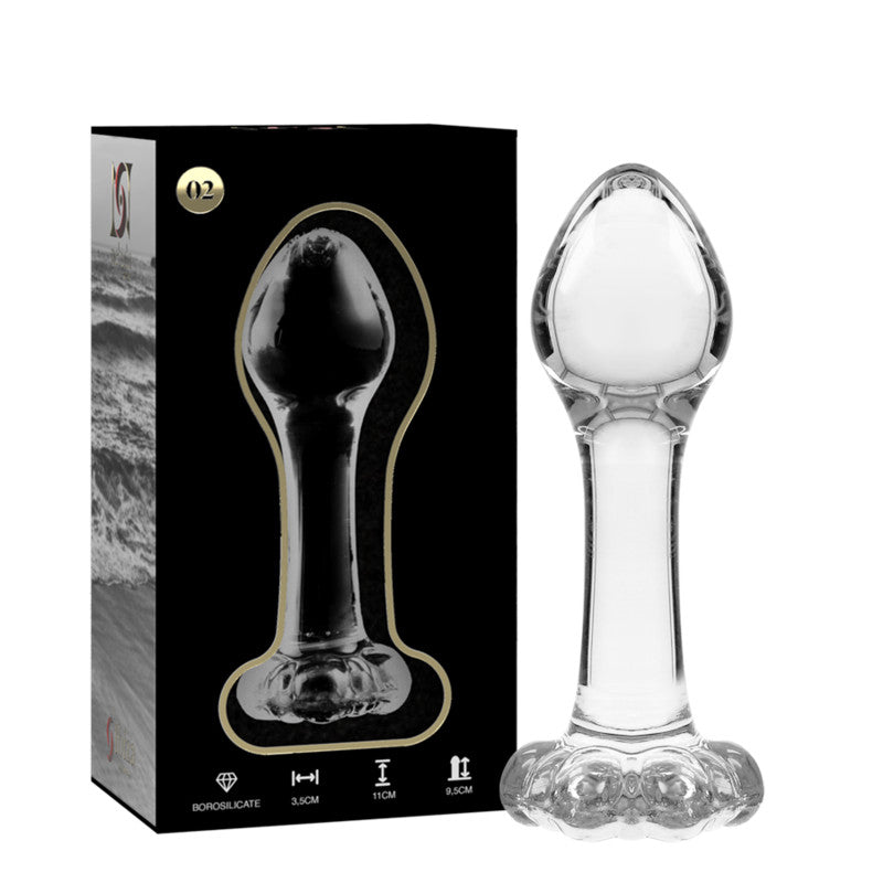 Ibiza Nebula 2 – Transparent Borosilicate Special Anal Dildo