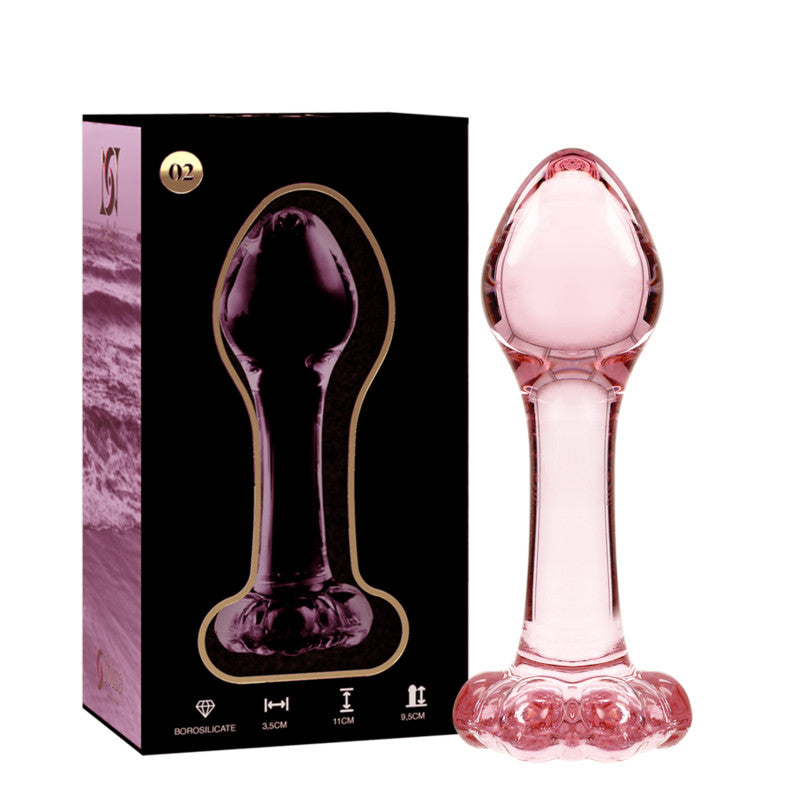 Ibiza Nebula 2 – Premium Glass Anal Dildo 11 Cm Pink