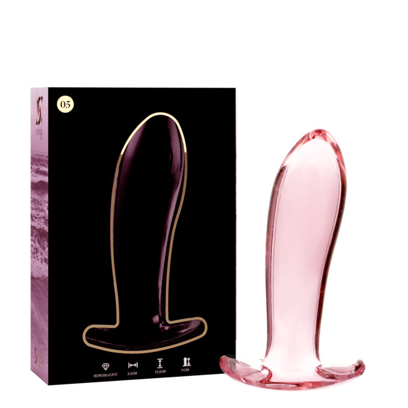 Ibiza Nebula Series – Pink Borosilicate Glass Anal Plug