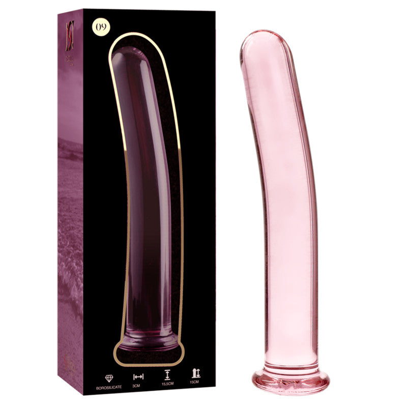 Ibiza Nebula 9 – Premium Borosilicate Glass Dildo Pink 15.5 Cm