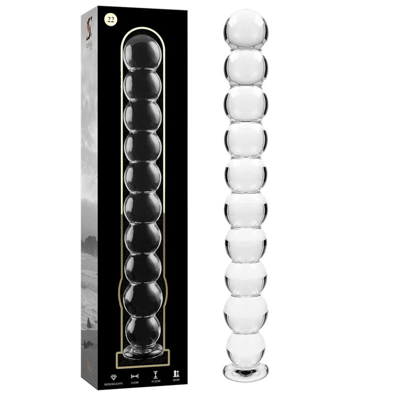 Ibiza Nebula 22 – Premium Borosilicate Glass Dildo 21.5 Cm
