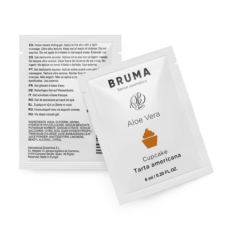 Bruma - Aloe Vera Lubricant - Cupcake Flavor Premium 6 Ml