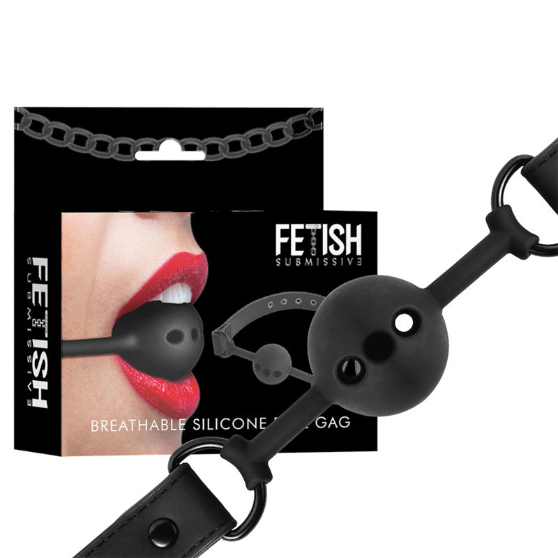 Fetish Bondage – Breathable Silicone Ball Cuff