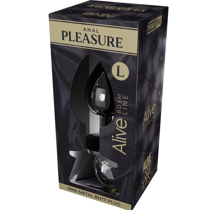 Alive – Premium Anal Plug Black Size L