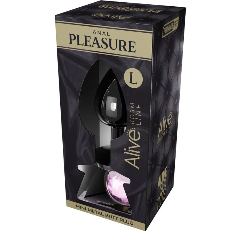 Alive - Premium Metal Anal Pleasure Plug Size L