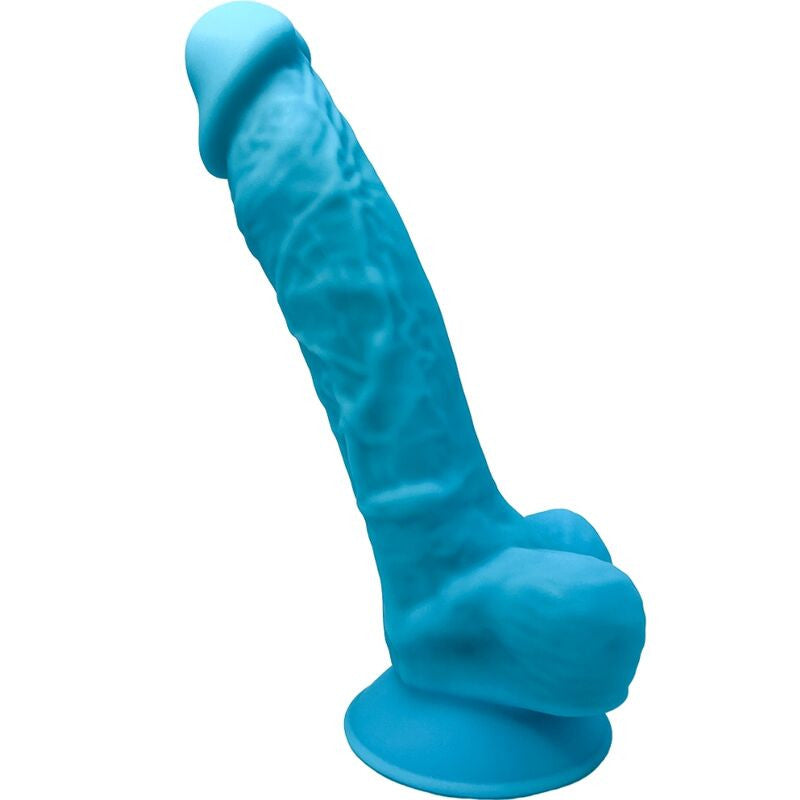Silexd Model 1 – Premium Realistic Penis Blue Silicone 17.5 Cm