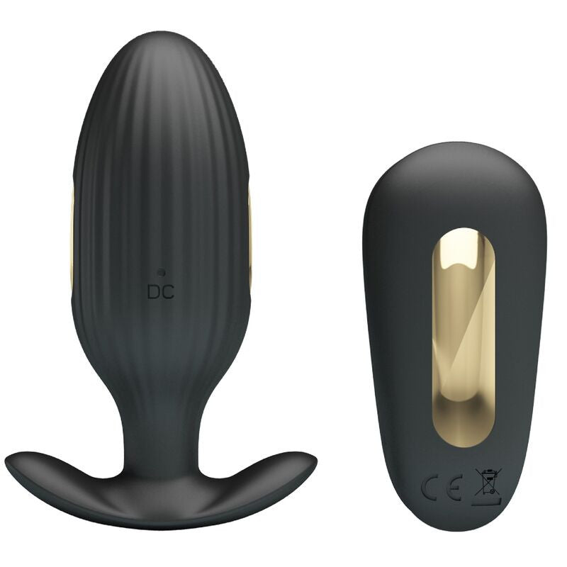 Pretty Love - Kelly Plug - Rechargeable Anal Vibrator Black