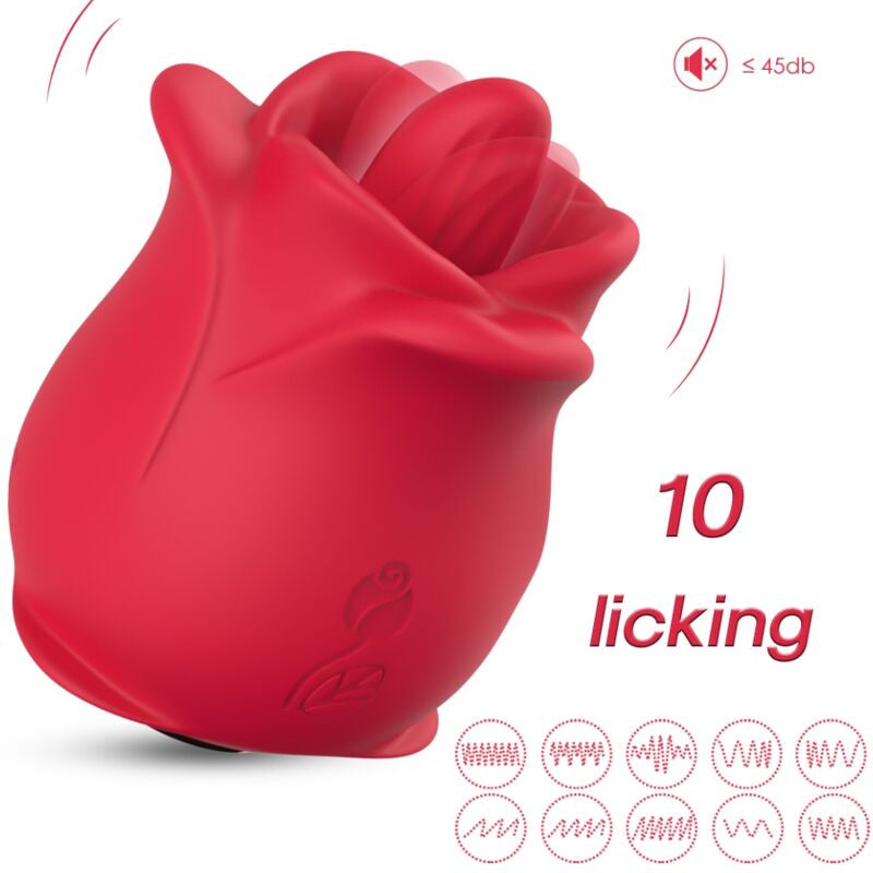 Armony - 10-mode Clitoral Vibrator In Red