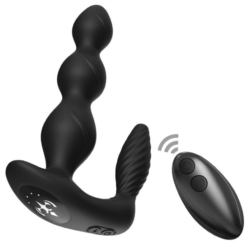 Armony – Remote Controlled Vibrator And Anal Plug Black