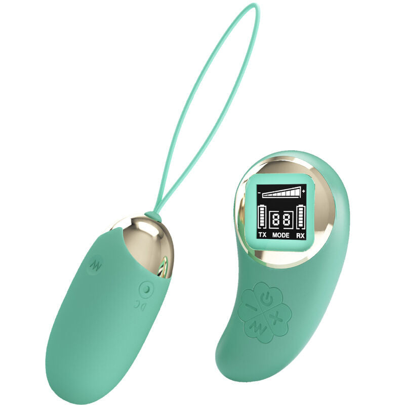 Pretty Love - Green Remote Control Vibrating Egg