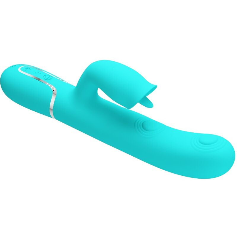 Pretty Love - Lollipop Rabbit Vibrator Aqua Green