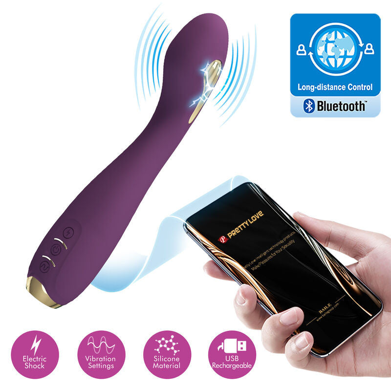Pretty Love – App-controlled Electric Vibrator Purple