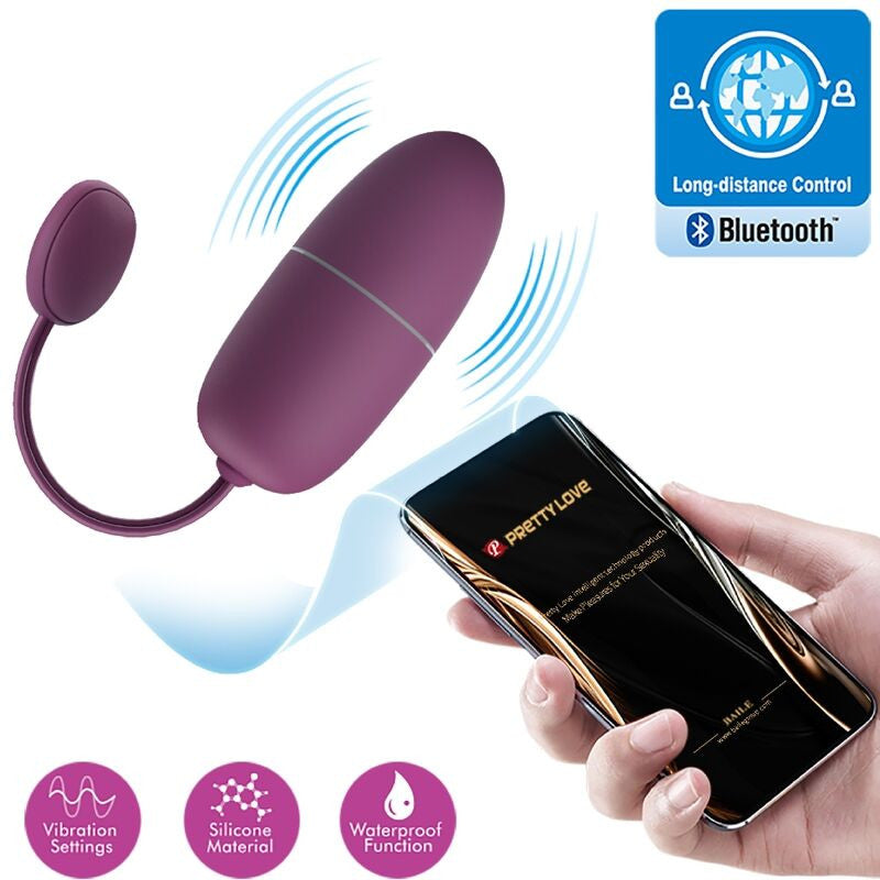 Pretty Love - Smart Vibrating Egg Purple