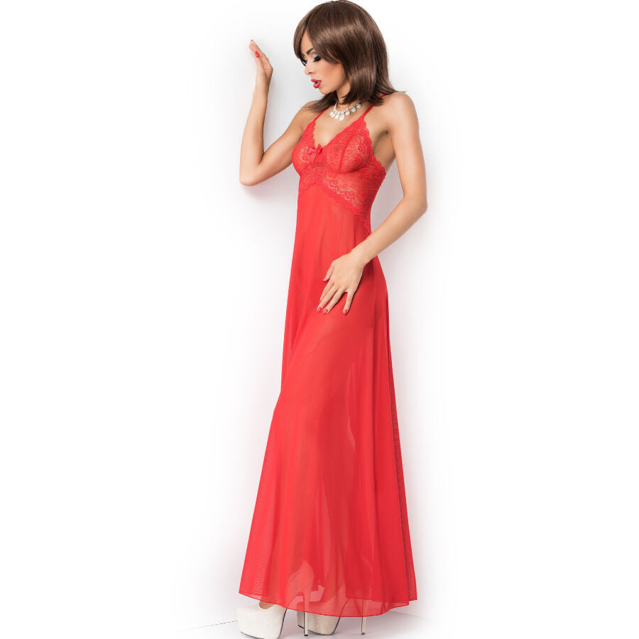 Chilirose – Sensual Long Red Babydoll S/m
