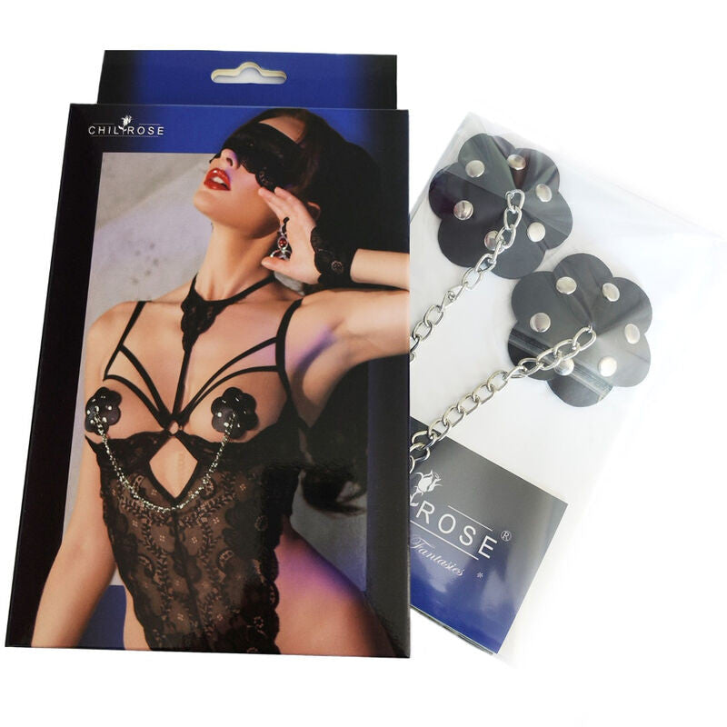 Chilirose Cr 4675 – Elegant Black Nipple Covers