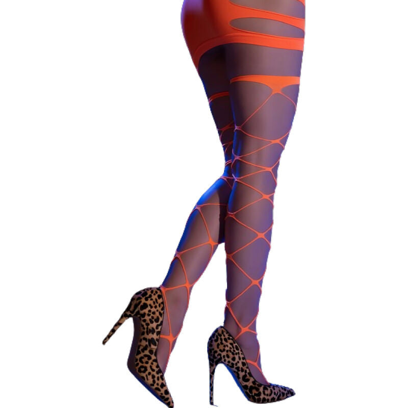 Chilirose - Elegant Orange Tights S/m