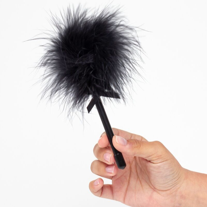Secret Play – Mini Black Sensual Feather Stimulator