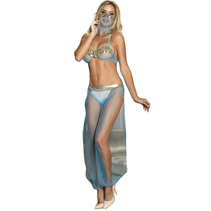 Subblime - Indian Style Blue Lingerie Set L/xl