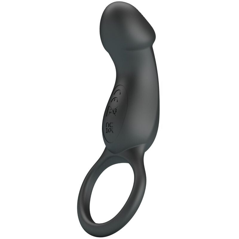 Pretty Love - Vibrating Black Ring With Clitoral Stimulator