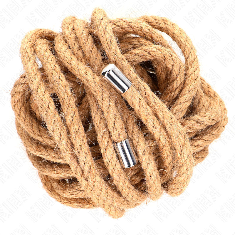 Kink – 5 Meter Hemp Rope With Metal Head