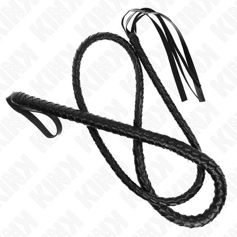 Kink – Long Black Snakeskin Whip 210 Cm